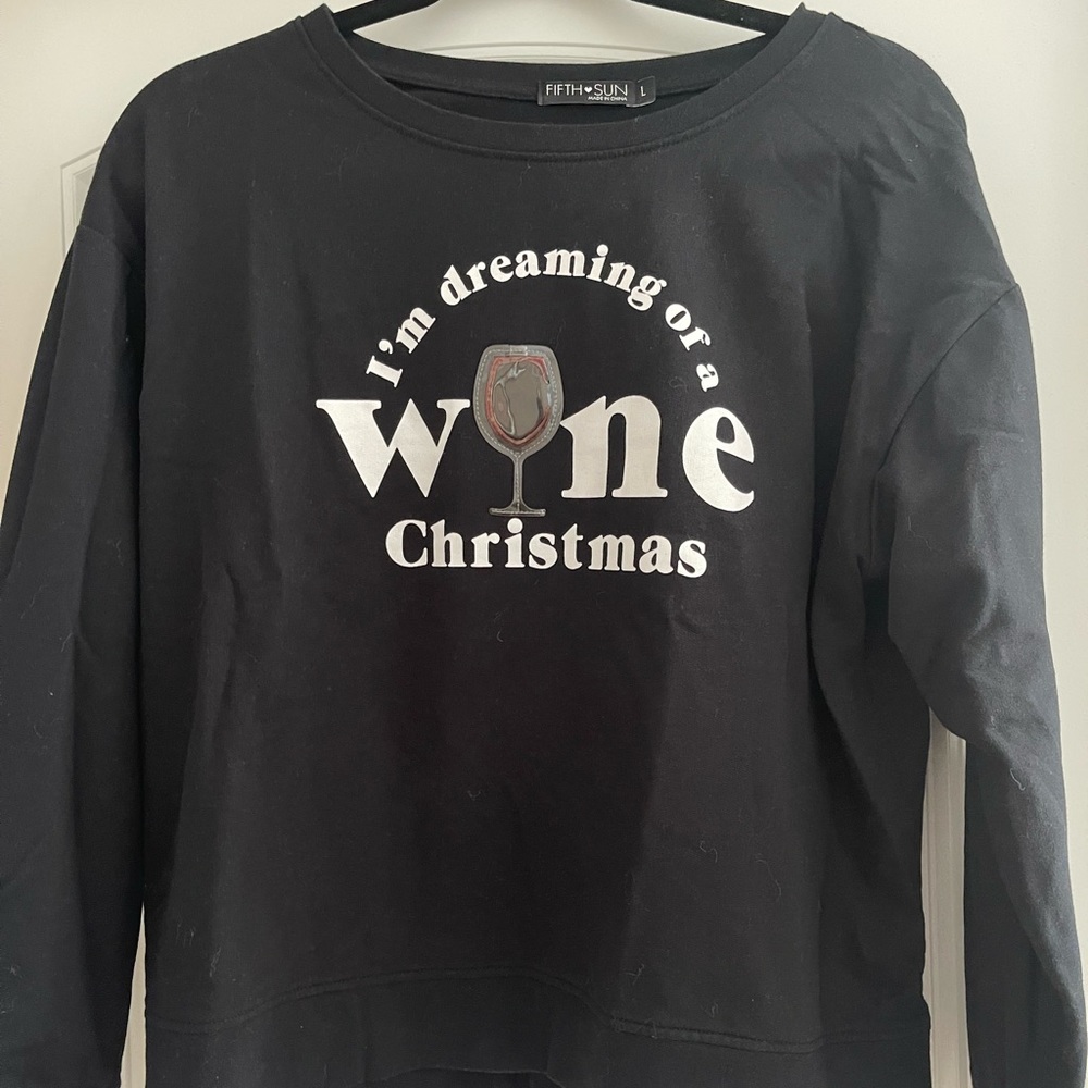 I’m Dreaming of a Wine Christmas- Light Sweatshirt